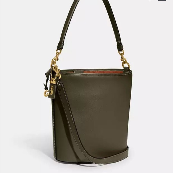 Coach glovetanned Dakota Bucket Bag army green - Picture 2 of 6